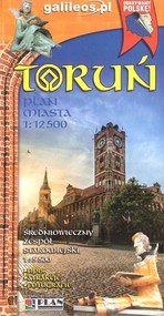 Toruń, Kujawy, Ziemia Chełmińska - mapa