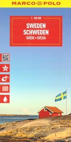 Mapa drogowa Szwecja 1:900 000