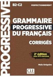 Grammaire progressive du Francais klucz B2-C2