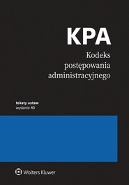 Kodeks postępowania administracyjnego. Przepisy wyd. 2026