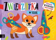 Zwierzątka w lesie. Wycinanki z nożyczkami