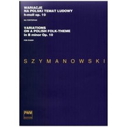 Wariacje na polski temat ludowy h-moll op. 10