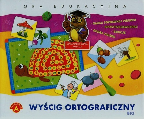 okładka Wyścig ortograficzny big książka