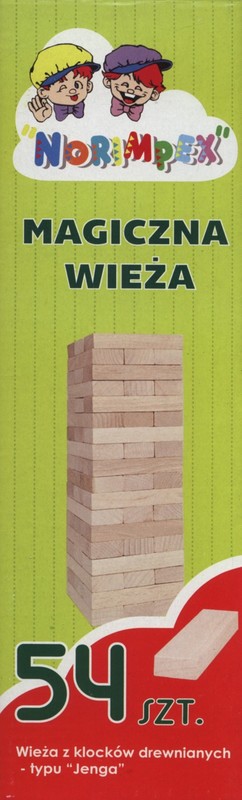 okładka Magiczna wieża Jenga książka