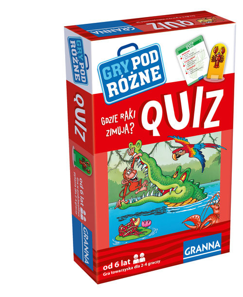 okładka Quiz gdzie raki zimują? książka