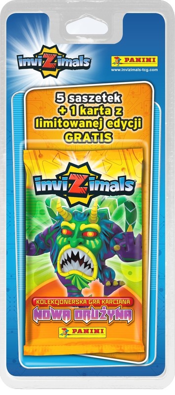 okładka Blister z kartami InviZimals Nowa drużyna książka