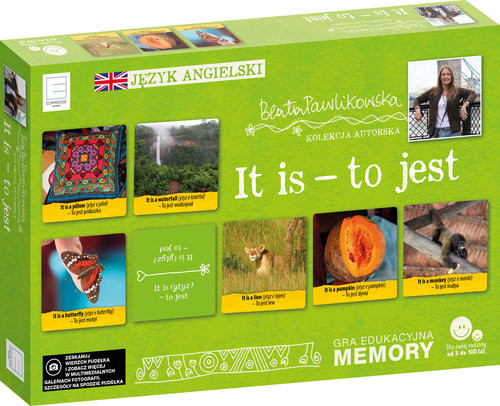 okładka Edukacyjne memory  językowe It is to jest książka | Beata Pawlikowska