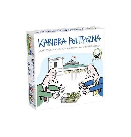 okładka Kariera polityczna rysunki A Mleczki książka