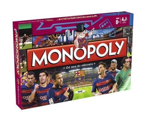 okładka Monopoly FC Barcelona książka