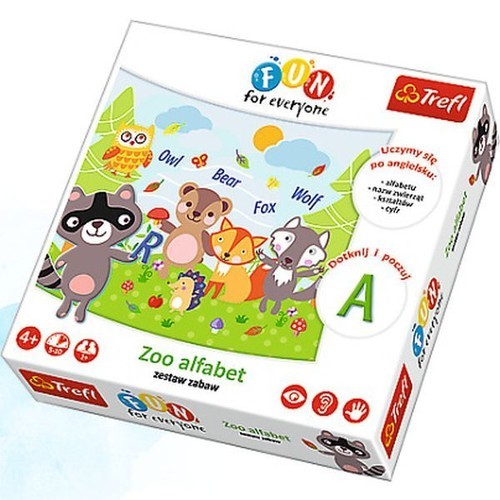 okładka Zoo alfabet Fun for everyone książka