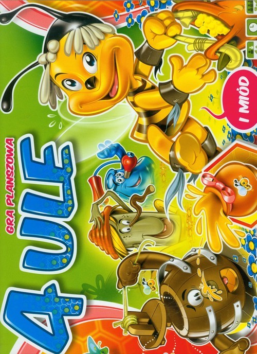 okładka 4 ule i miód Gra planszowa książka