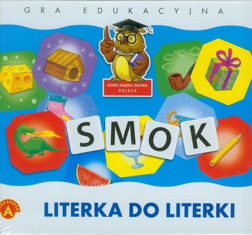 okładka Literka do literki Gra edukacyjna książka
