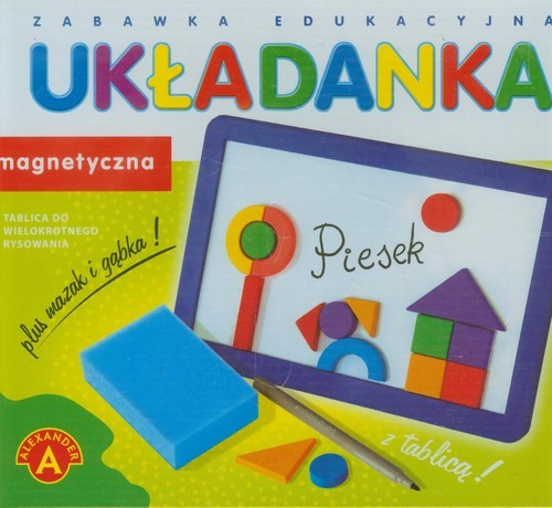 okładka Układanka magnetyczna zabawka edukacyjna książka