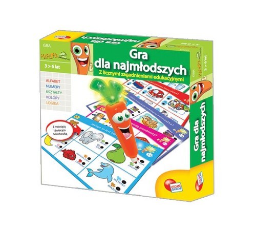 okładka Gra dla najmłodszych Magiczna Karotka z licznymi zagadnieniami edukacyjnymi. książka