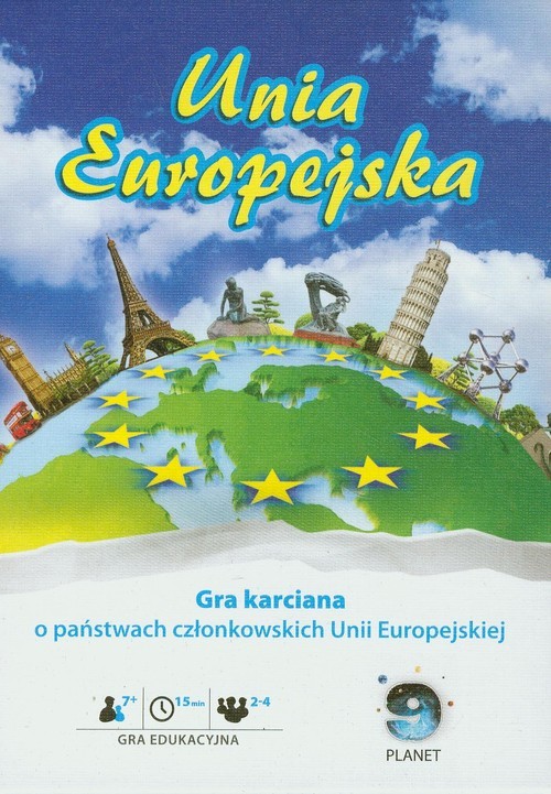 okładka Unia Europejska Gra karciana o państwach członkowskich Unii Europejskiej książka