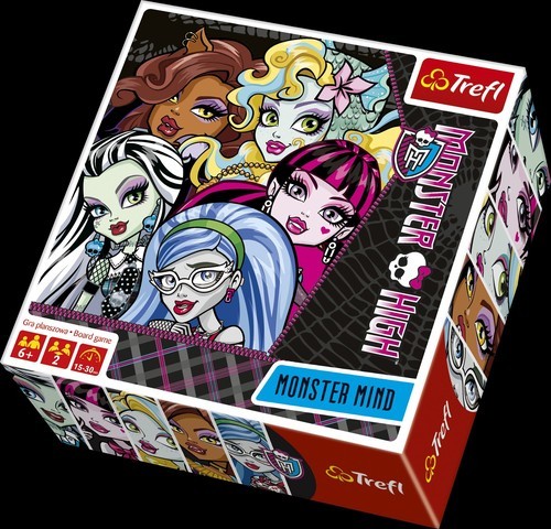 okładka Monster High Monster Mind Gra planszowa książka