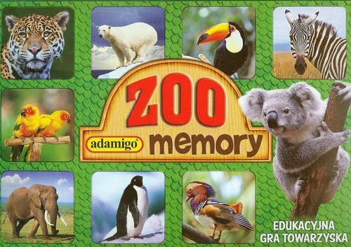 okładka Memory ZOO Edukacyjna gra towarzyska książka | Julia Pogorzelska