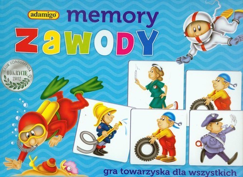 okładka Zawody Memory gra towarzyska książka | Antonina Kwasek