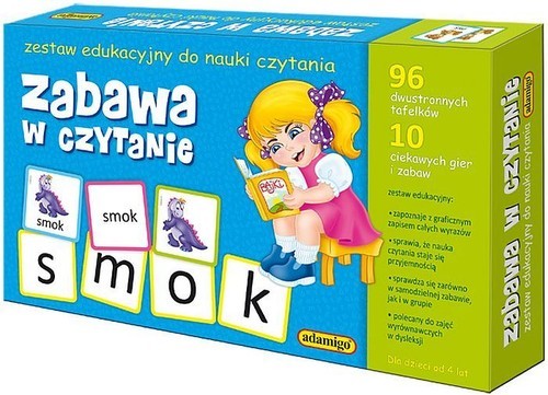 okładka Zabawa w czytanie zestaw edukacyjny książka