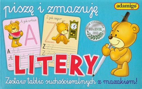 okładka Pisze i zmazuję Literki książka