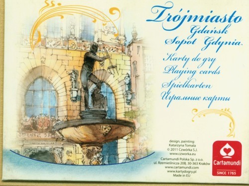 okładka Trójmiasto Akwarele talia 2x55 listków książka