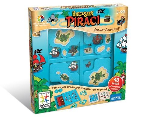 okładka Smart Piraci Gra w chowanego Gra logiczna książka