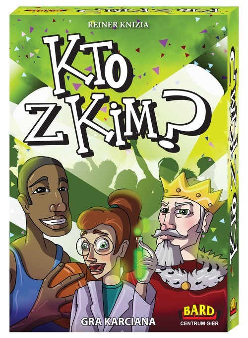 okładka Kto z kim Gra karciana książka