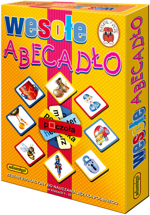 okładka Wesołe abecadło książka