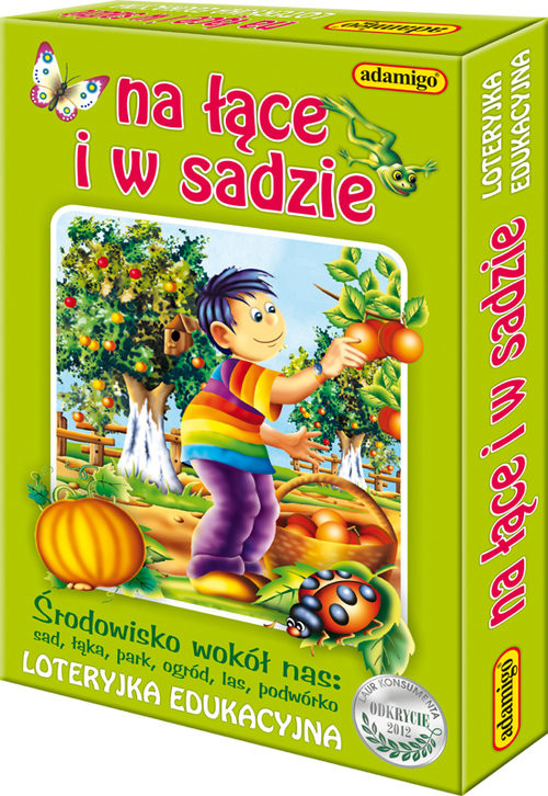 okładka Na łące i w sadzie - loteryjka książka