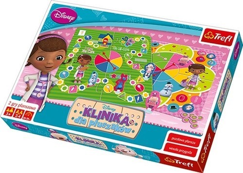 okładka Klinika dla pluszaków 2 gry planszowe książka