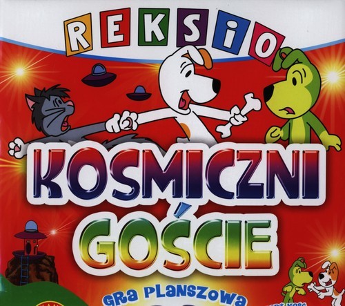 okładka Kosmiczni goście Reksio Gra planszowa 3D książka