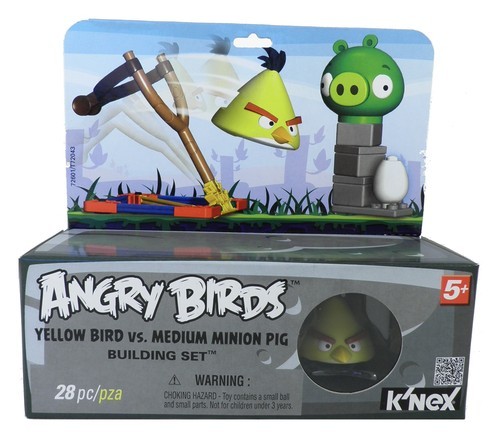 okładka Angry Birds Bulding set Yellow Bird vs Medium Minion Pig książka