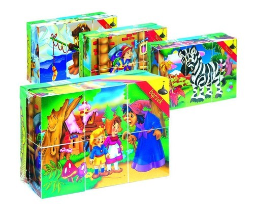 okładka Układanka obrazkowa Mini 6 kostek książka