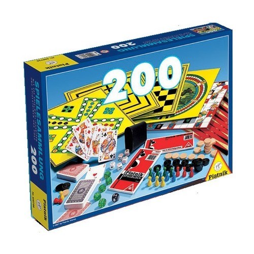 okładka Zestaw 200 gier Piatnik książka