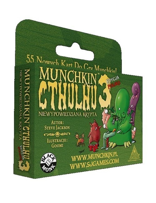 okładka Munchkin Cthulhu 3 Niewypowiedziana Krypta książka