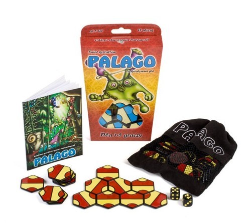 okładka Świat kształtów Palago niebieski książka