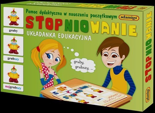 okładka Stopniowanie Układanka edukacyjna książka