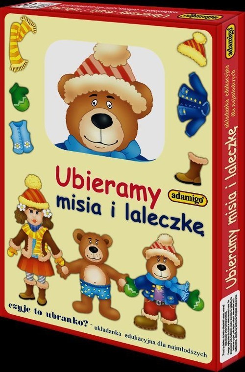 okładka Ubieramy misia i laleczkę książka