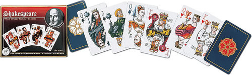 okładka Karty do gry Piatnik 2 talie Szekspir książka