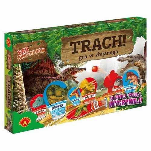 okładka Trach - Era dinozaurów Gra w zbijanego książka