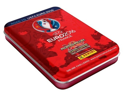 okładka Adrenalyn XL Puszka kolekcjonera mini Road to Euro 2016 książka