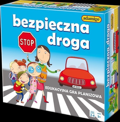okładka Bezpieczna droga Edukacyjna gra planszowa książka