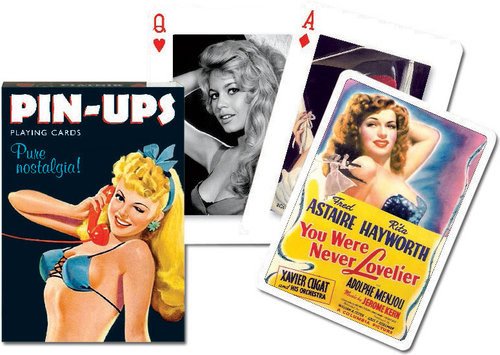 okładka Karty do gry Piatnik 1 talia Pin-ups książka