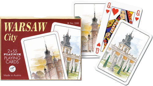 okładka Karty do gry Piatnik 2 talie, Warszawa książka