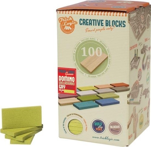 okładka Trick Logic Kreatywne płytki Zestaw dodatkowy 100 elementów Seledyn książka