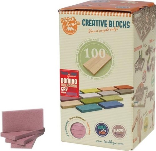 okładka Trick Logic Kreatywne płytki Zestaw dodatkowy 100 elementów Śliwka książka