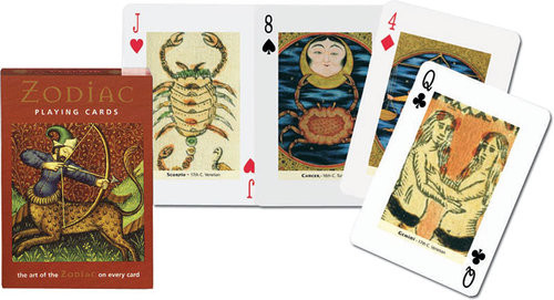 okładka Karty do gry Piatnik 1 talia Zodiak książka