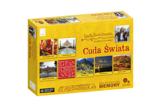 okładka Gra edukacyjna memory - Cuda Świata książka | Beata Pawlikowska