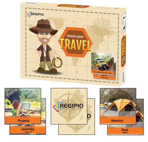 okładka Memory Game Travel pudełko książka