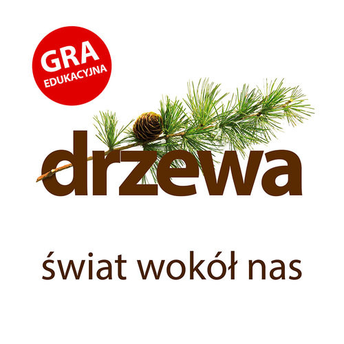 okładka Drzewa Świat wokół nas Gra edukacyjna książka | Kasia Jacobson